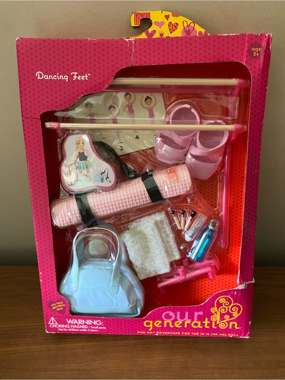 Our Generation Dancing Feet Ballet Accessory Set for 18" Dolls